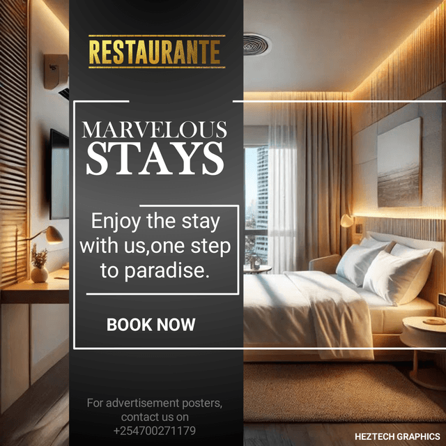 Hotel Booking Advertisement Posters 